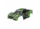 Traxxas Body, X-MAXX Ultimate, green (painted, decals applied) (assembled with front + rear body mounts, rear body support, and tailgate protector)