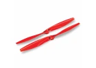 Traxxas Rotor blade set red (2) (with screws)