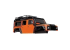 Traxxas Land Rover Defender Adventure Orange Pre Painted Bodyshell With ExoCage (325mm Wheelbase)