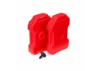 Traxxas Fuel canisters (red) (2)/ 3x8 FCS (1)