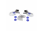 Traxxas Mirrors side chrome (left right)/ o-rings (4)/ body clips (4) (fits 8130 body)