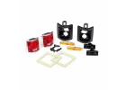 Traxxas Tail lights left right (assembled)/ tail light retainers left right/ side marker lights (assembled) (2)/ side marker retainers (2)/ mounting tape (2)/ 1.6x5 BCS (self-tapping) (4)/ 2.6x8 BCS (2) (fits 8130 body)