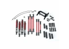Traxxas Long Arm Lift Kit TRX-4 complete (includes red powder coated links red-anodized Shocks)