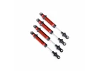 Traxxas Shocks GTS Aluminium (red-anodized) (assembled without springs) (4) (for use with 8140R TRX-4 Long Arm Lift Kit)
