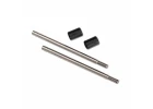 Traxxas Shock shaft 3x57mm (GTS) (2) (includes bump stops) (for use with TRX-4 Long Arm Lift Kit)