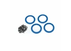 Traxxas Beadlock rings blue (2.2) (Aluminium) (4)/ 2x10 CS (48) ** CLEARANCE **