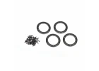 Traxxas Beadlock rings black (1.9) (Aluminium) (4)/ 2x10 CS (48) ** CLEARANCE **