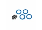 Traxxas Beadlock rings blue (1.9) (Aluminium) (4)/ 2x10 CS (48)