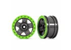 Traxxas TRX-4 Sport 2.2 Wheels - Grey/Green (2)