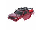 Traxxas Body, TRX-4 Sport, complete, red (painted, decals applied) (includes grille, side mirrors, door handles, windshield wipers, expedition rack, + clipless mounting) (requires 8080X inner fenders)