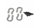Traxxas Bumper D-Rings grey (front or rear)/ 2.0x12 CS (4)