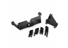 Traxxas Servo mount 2-speed/ servo mount T-Lock/ wire clips