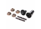 Traxxas Gear set differential (output gears (2) spider gears (4) spider gear shaft (2)