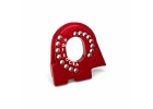 Traxxas Motor mount plate TRX-4 6061-T6 Aluminium (red-anodized)