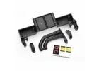 Traxxas Chassis tray/ driveshaft clamps/ fuel filler (black)