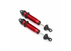 Traxxas Shocks GTR 134mm Aluminium (red-anodized) (fully assembled w/o springs) (front threaded) (2)