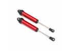 Traxxas Shocks GTR 134mm Aluminium (red-anodized) (fully assembled w/o springs) (front no threads) (2)