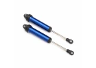 Traxxas Shocks GTR 134mm Aluminium (blue-anodized) (fully assembled w/o springs) (front no threads) (2)