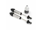 Traxxas Shocks GTR 139mm silver Aluminium (fully assembled w/o springs) (rear threaded) (2)