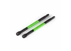 Traxxas Push rods, Aluminium (green-anodized) (2) (assembled with rod ends)