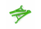 Traxxas Suspension arms, green, front (left), heavy duty (upper (1) / lower (1)