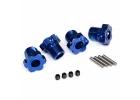 Traxxas Wheel hubs splined 17mm (blue-anodized) (4)/ 4x5 GS (4) 3x14mm pin (4)