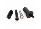 Traxxas Motor mount hinge post/ 5x25mm BCS (1)/ 4x16mm CS with split and flat washer (1)