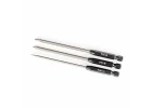 Traxxas Speed Bit Set, screwdriver, 3 Piece straight (3mm slotted, 1 Phillips, and 2 Phillips bits), 1/4 drive