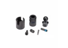 Traxxas Output drive transmission or differential (pin retainer (1)/ drive cup (1)/ drive ball (1)/ center ball (1)/ drive pin (1)/ 3x10 screw pin (1)/ cross pin (black) (1)/ 2.5x6 CS (with threadlock) (1) (u