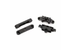 Traxxas Mount tie bar front (1)/ rear (1)/ suspension pin retainer front or rear (2)