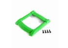 Traxxas Skid plate roof (body) (green)/ 3x12mm CS (4)