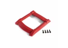 Traxxas Skid plate roof (body) (red)/ 3x12mm CS (4)