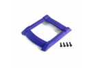Traxxas Skid plate roof (body) (blue)/ 3x12mm CS (4)