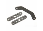 Traxxas Bulkhead tie bar front upper (1)/ lower (2) (steel)