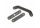 Traxxas Bulkhead tie bar rear upper (1)/ lower front (1)/ lower rear (1) (steel)