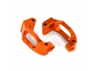 Traxxas Caster blocks (c-hubs) 6061-T6 Aluminium (orange-anodized) left right/ 4x22mm pin (4)/ 3x6mm BCS (4)/ retainers (4)