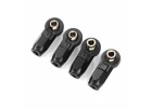 Traxxas Rod ends (4) (assembled with steel pivot balls) (replacement ends for 8547A, 8547R, 8547X, 8948A, 8948G, 8948R, 8948X, 8997A, 8997G, 8997R, 8997X)