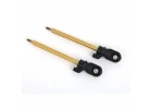 Traxxas Shock shaft, 72mm (GT-MAXX) (TiN-coated) (2) (assembled with rod ends and steel hollow balls)