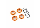 Traxxas Spring retainer (adjuster) orange-anodized Aluminium GT-MAXX Shocks (4) (assembled with o-ring)