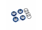 Traxxas Spring retainer (adjuster) blue-anodized Aluminium GT-MAXX Shocks (4) (assembled with o-ring)