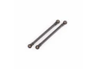 Traxxas Toe links, 119.8mm (108.6mm center to center) (black) (2) (for use with 8995 WideMaxx suspension kit)