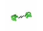 Traxxas Steering blocks, extreme heavy duty, green (left + right)/ 3x20mm BCS (2) (for use with 9080 upgrade kit)