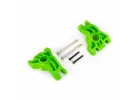 Traxxas Carriers, stub axle, rear, extreme heavy duty, green (left + right)/ 3x41mm hinge pins (2)/ 3x20mm BCS (2) (for use with 9080 upgrade kit)