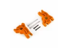 Traxxas Carriers, stub axle, rear, extreme heavy duty, orange (left + right)/ 3x41mm hinge pins (2)/ 3x20mm BCS (2) (for use with 9080 upgrade kit)