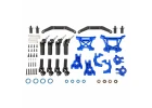 Traxxas Outer Driveline + Suspension Upgrade Kit, extreme heavy duty, blue