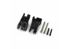 Traxxas Carriers, stub axle, rear, extreme heavy duty, black (left + right)/ 3x31mm hinge pins (2)/ 3x18mm BCS (2) (for use with 9180, 9181, 9182 upgrade kit)