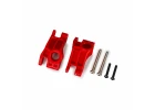 Traxxas Carriers, stub axle, rear, extreme heavy duty, red (left + right)/ 3x31mm hinge pins (2)/ 3x18mm BCS (2) (for use with 9180, 9181, 9182 upgrade kit)