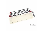 Traxxas LED lights, tail lights (red)/ zip ties (9)/ tail light housings (left + right)/ tailgate trim (black)
