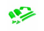 Traxxas Body reinforcement set, green / skid pads (roof) (fits 9511 body)