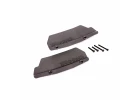 Traxxas Mud guards, rear, black (left and right) / 3x15 CCS (2) / 3x25 CCS (2)